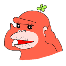 Dreaming Gorilla sticker #3128913