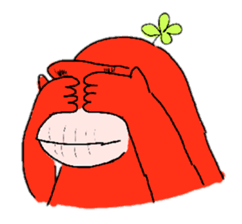 Dreaming Gorilla sticker #3128914