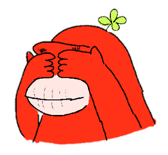 Dreaming Gorilla sticker #3128914