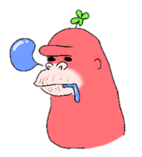 Dreaming Gorilla sticker #3128916