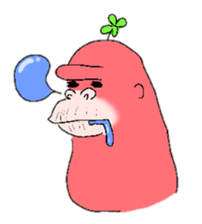 Dreaming Gorilla sticker #3128916