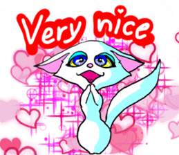 Cuto little cat (kawaii love Version) sticker #3129110