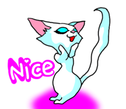 Cuto little cat (kawaii love Version) sticker #3129111