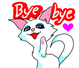 Cuto little cat (kawaii love Version) sticker #3129112