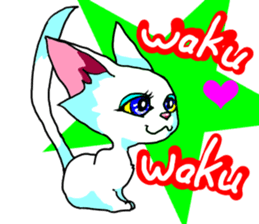 Cuto little cat (kawaii love Version) sticker #3129115