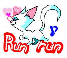 Cuto little cat (kawaii love Version) sticker #3129116