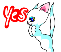 Cuto little cat (kawaii love Version) sticker #3129118