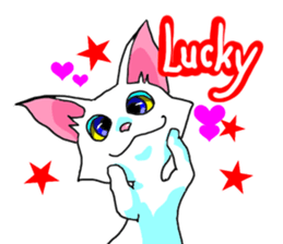 Cuto little cat (kawaii love Version) sticker #3129129