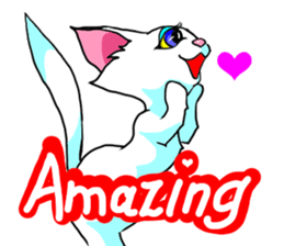 Cuto little cat (kawaii love Version) sticker #3129130