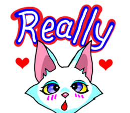 Cuto little cat (kawaii love Version) sticker #3129141