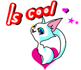 Cuto little cat (kawaii love Version) sticker #3129146