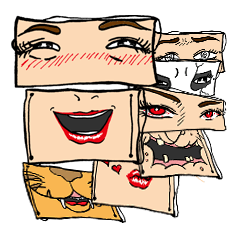 One in two 1+1=1(female version)