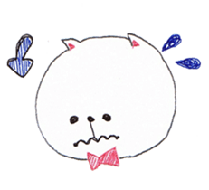 cat ball pen sticker sticker #3130572