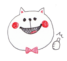 cat ball pen sticker sticker #3130575