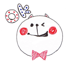 cat ball pen sticker sticker #3130583