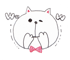 cat ball pen sticker sticker #3130585