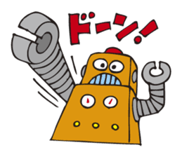 The robot Sticker which can be used sticker #3130654