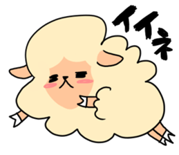 dimly sheep sticker sticker #3130787