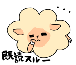 dimly sheep sticker sticker #3130789