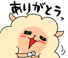 dimly sheep sticker sticker #3130798