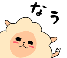 dimly sheep sticker sticker #3130802