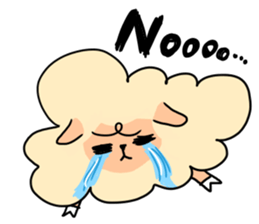 dimly sheep sticker sticker #3130806