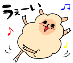 dimly sheep sticker sticker #3130812