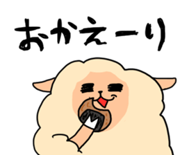 dimly sheep sticker sticker #3130826