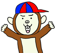 Reaction Monkey sticker #3130985