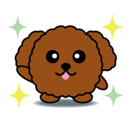 round animal (dog) sticker #3131082