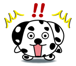 round animal (dog) sticker #3131091