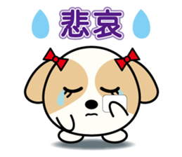 round animal (dog) sticker #3131092