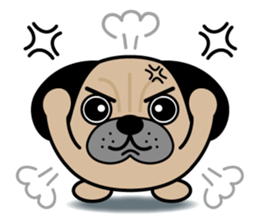 round animal (dog) sticker #3131105