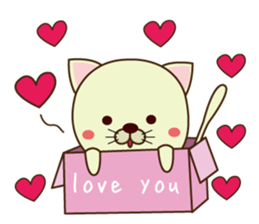 box in  cat sticker #3131267