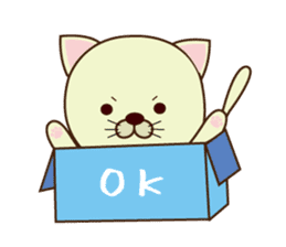 box in  cat sticker #3131272