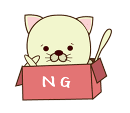 box in cat sticker #3131273