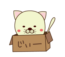 box in cat sticker #3131292