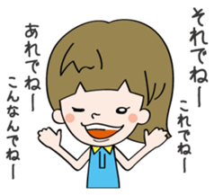 Girl's Talk Women's sticker #3131400