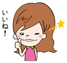 Girl's Talk Women's sticker #3131407