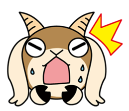 Nubia goat sticker #3131678