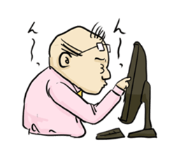 Apologize-man sticker #3131861