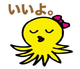 Fairy of octopus. sticker #3132108