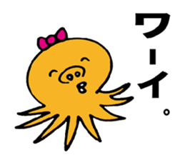 Fairy of octopus. sticker #3132117