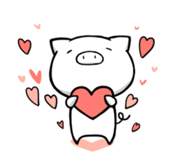 Life is hard on a pig sticker #3132427