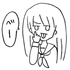 Noriko-chan stamp sticker #3132476