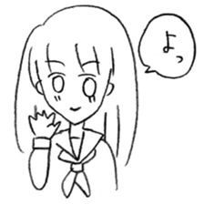 Noriko-chan stamp sticker #3132480