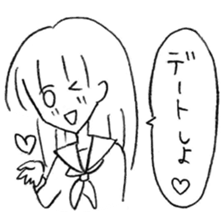 Noriko-chan stamp sticker #3132481