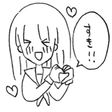 Noriko-chan stamp sticker #3132498