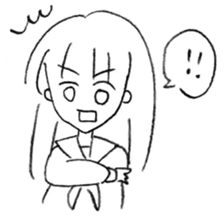 Noriko-chan stamp sticker #3132501