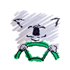 Rakugaki koala's date sticker #3132706